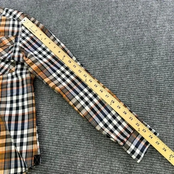 G-Star Raw Aero Phantom Check Plaid Long Sleeve Button Up Shirt Mens Medium - Picture 15 of 16